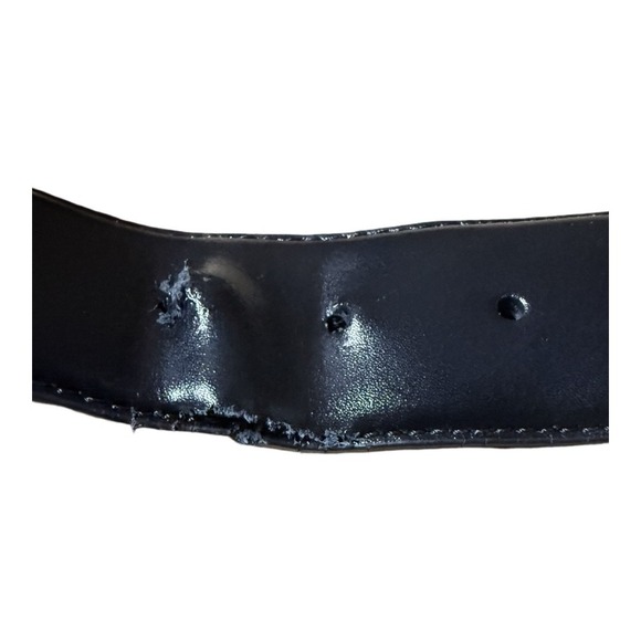 Brooks Brothers Genuine Leather Silver Buckle Made In Italy Belt Men's Size 40 - Picture 5 of 5